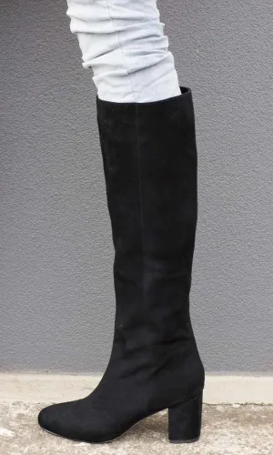 Hoss Black Suede Faithfull Boot