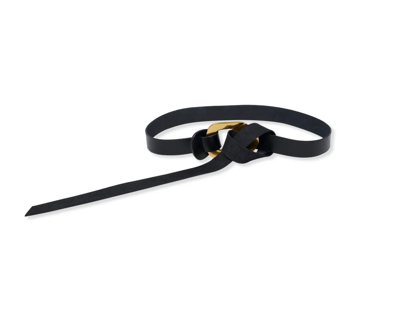 Ines Leather Tie Belt
