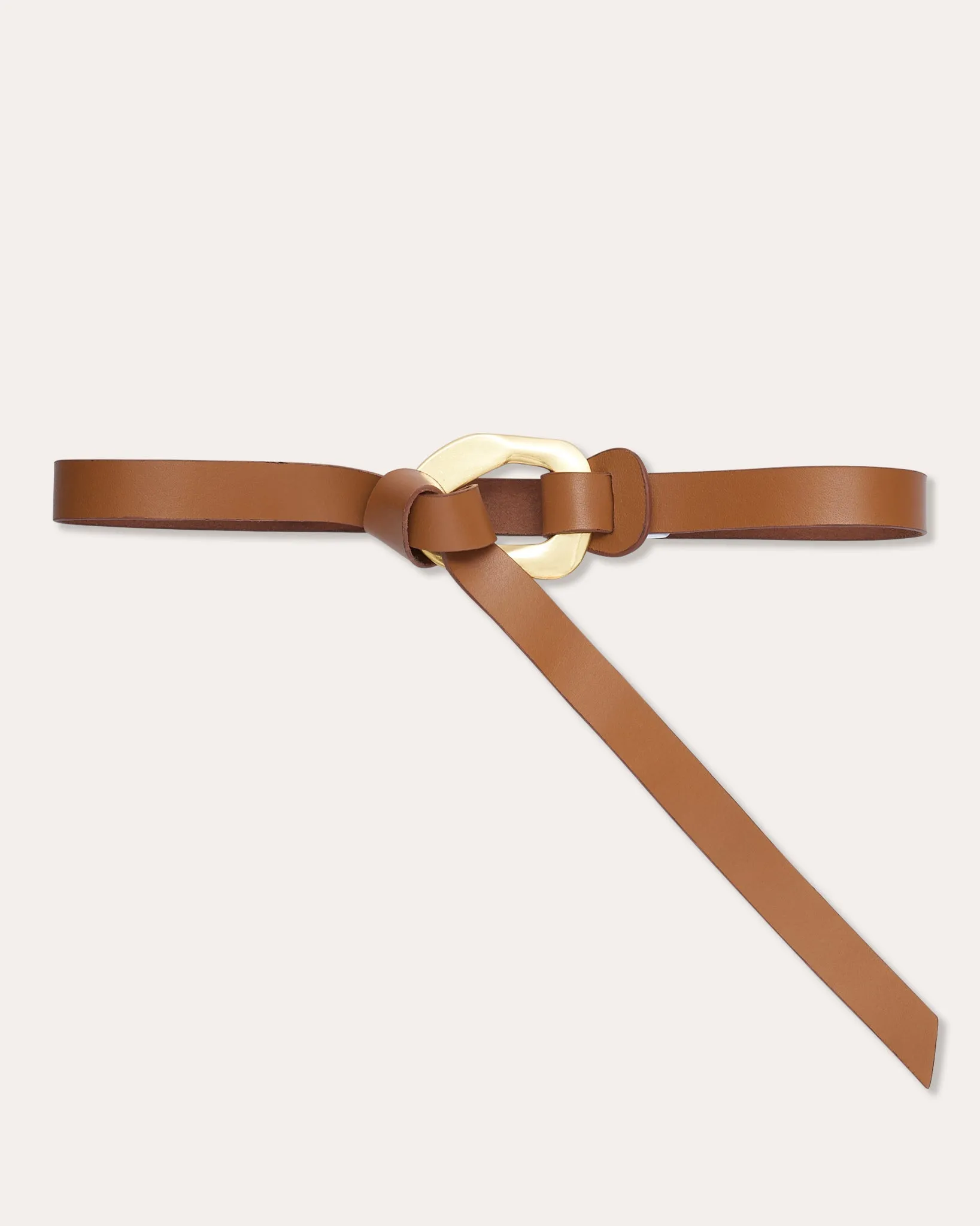 Ines Leather Tie Belt