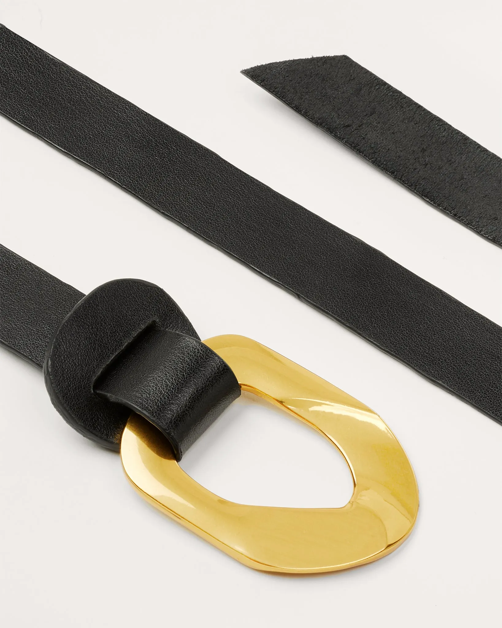 Ines Leather Tie Belt