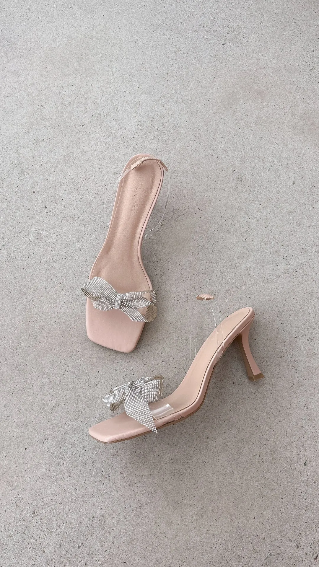 Jasmina Heel - Nude/Clear