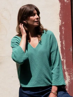 Jody Women's Cotton Relaxed Jumper | Mint