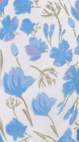 Kahli Top - Blue Bell Floral