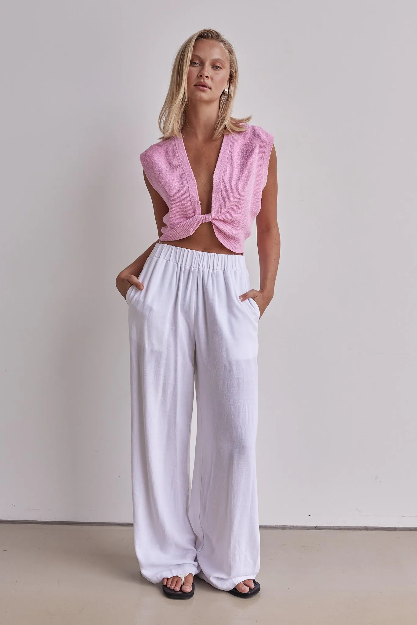 Khloe Knit Top (Pink)