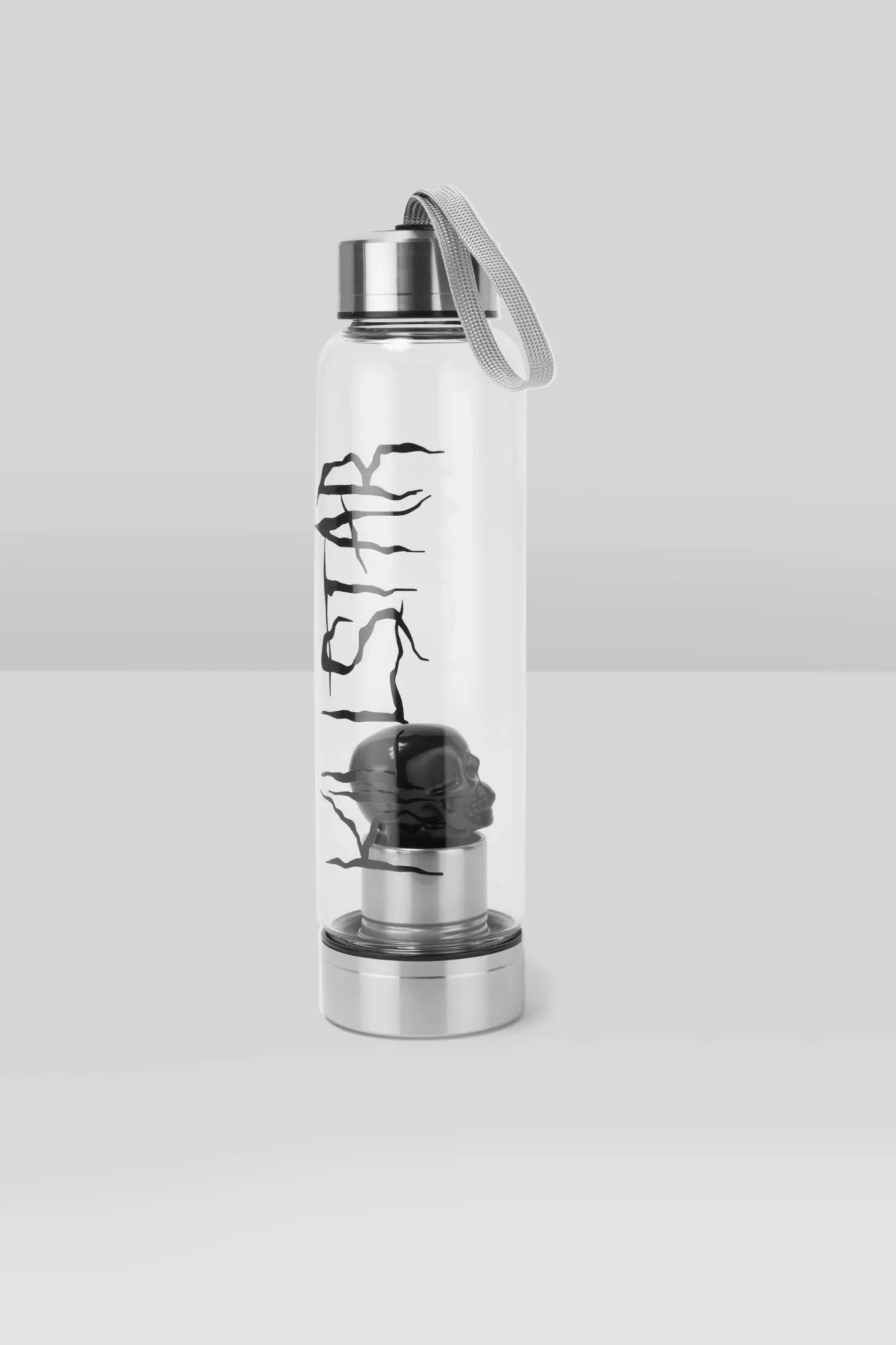Killstar Crystal Glass Water Bottle