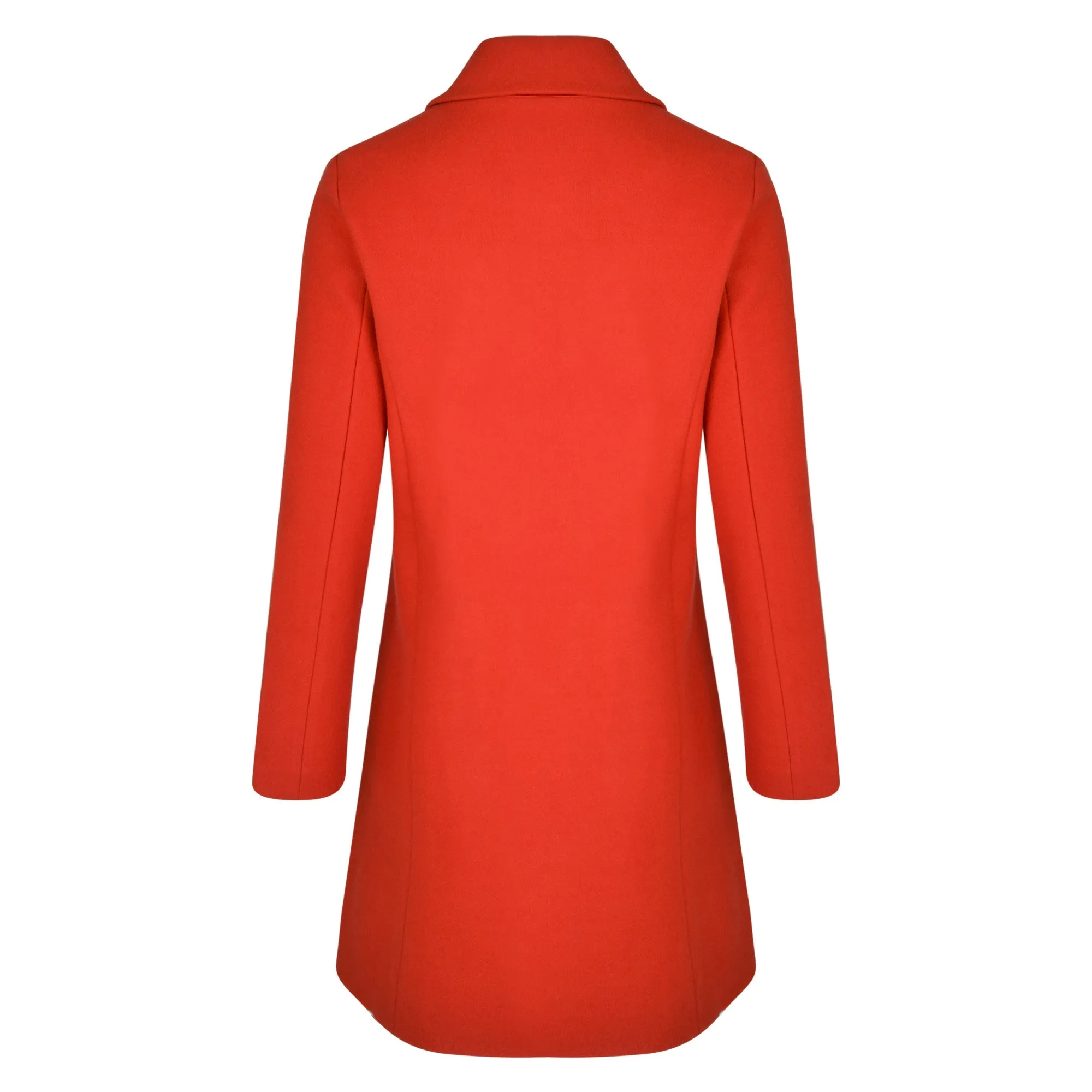 Lana Coat Red