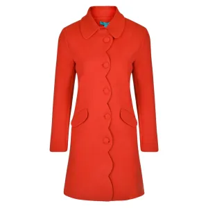 Lana Coat Red