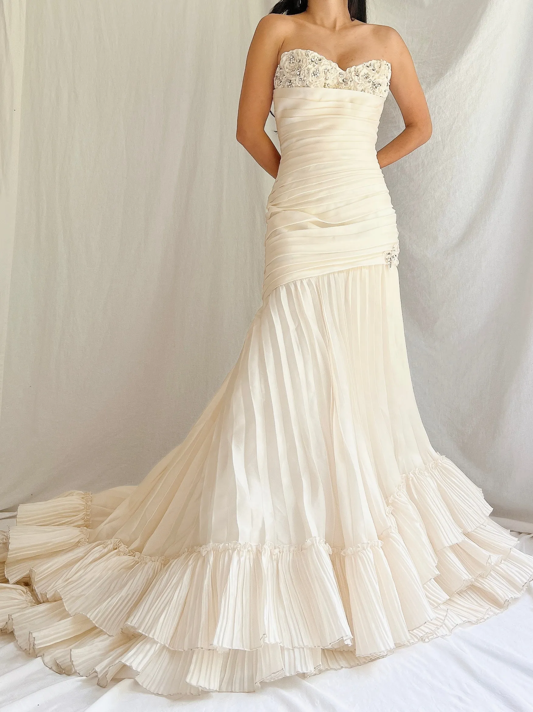 Liancarlo Couture Silk Organza Gown - S/6