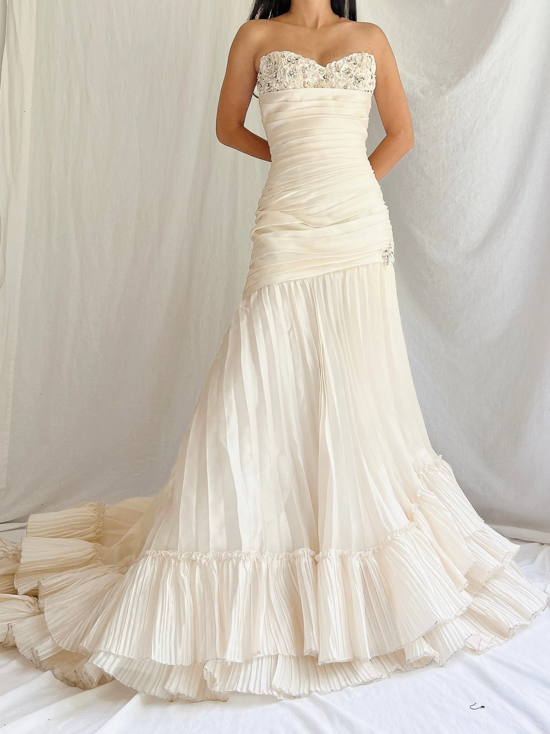 Liancarlo Couture Silk Organza Gown - S/6