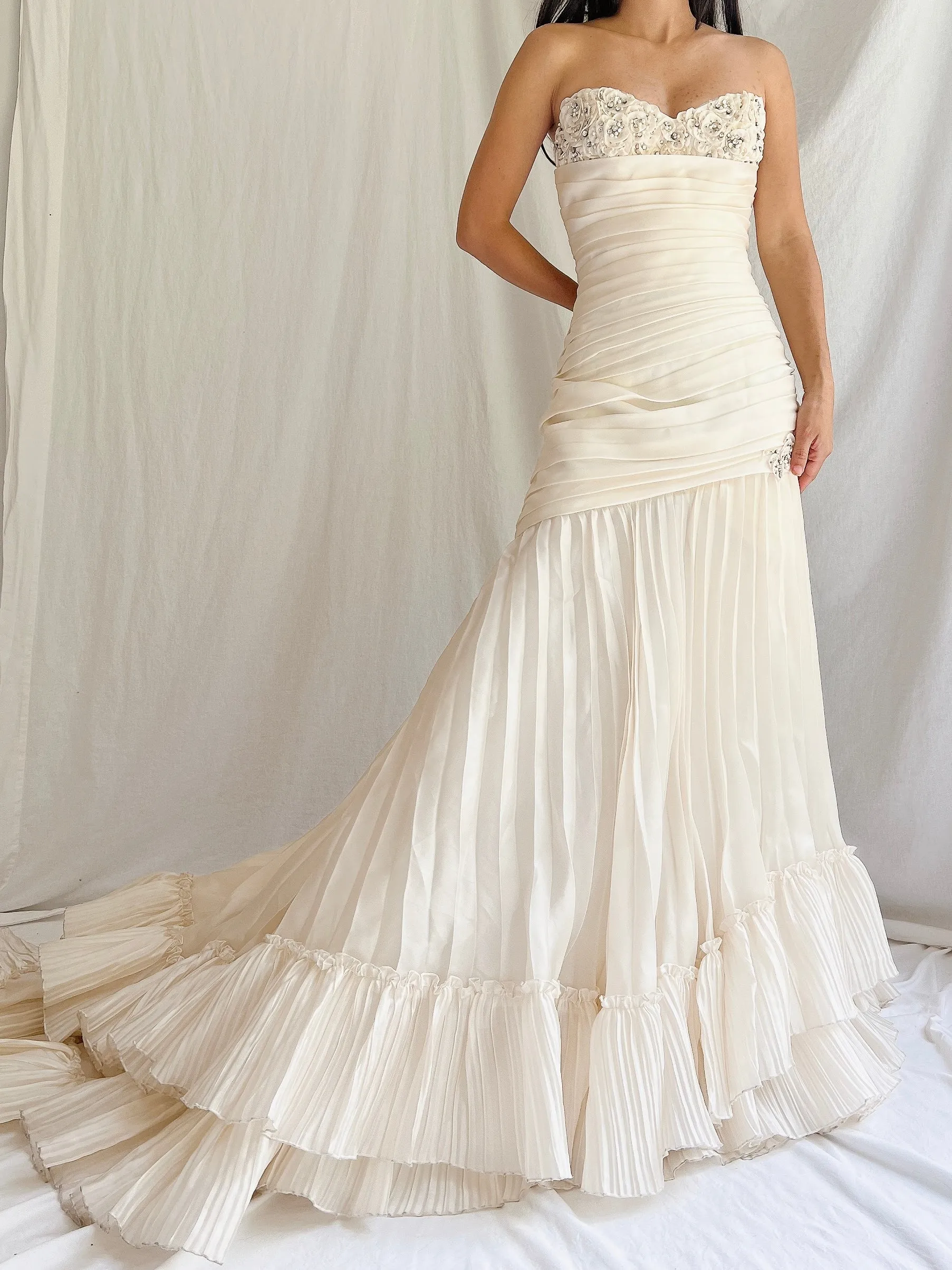 Liancarlo Couture Silk Organza Gown - S/6