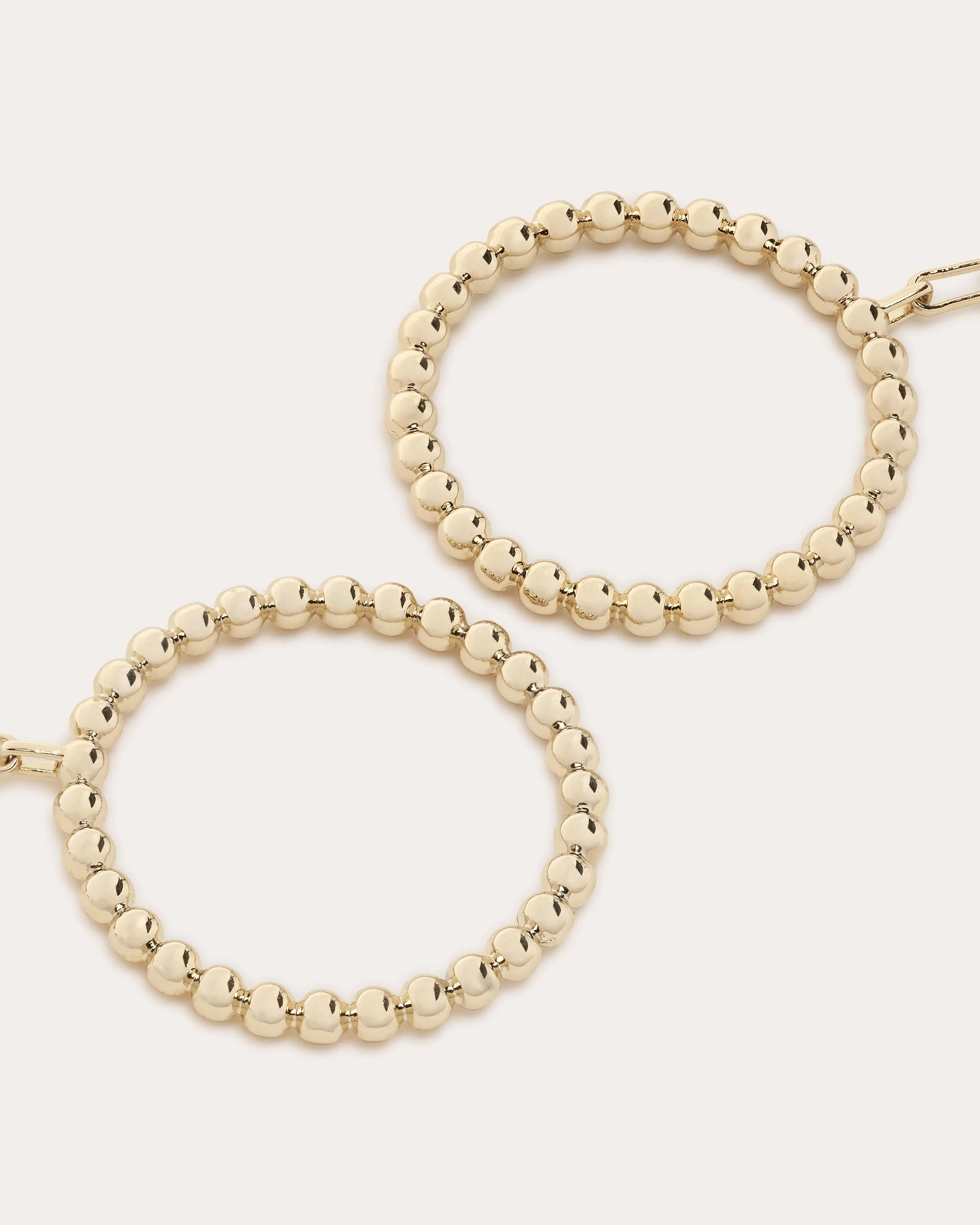 Lizzy Gemstone Hoop Earrings