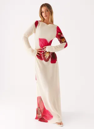 Lorde Maxi Dress - Orchid Yellow