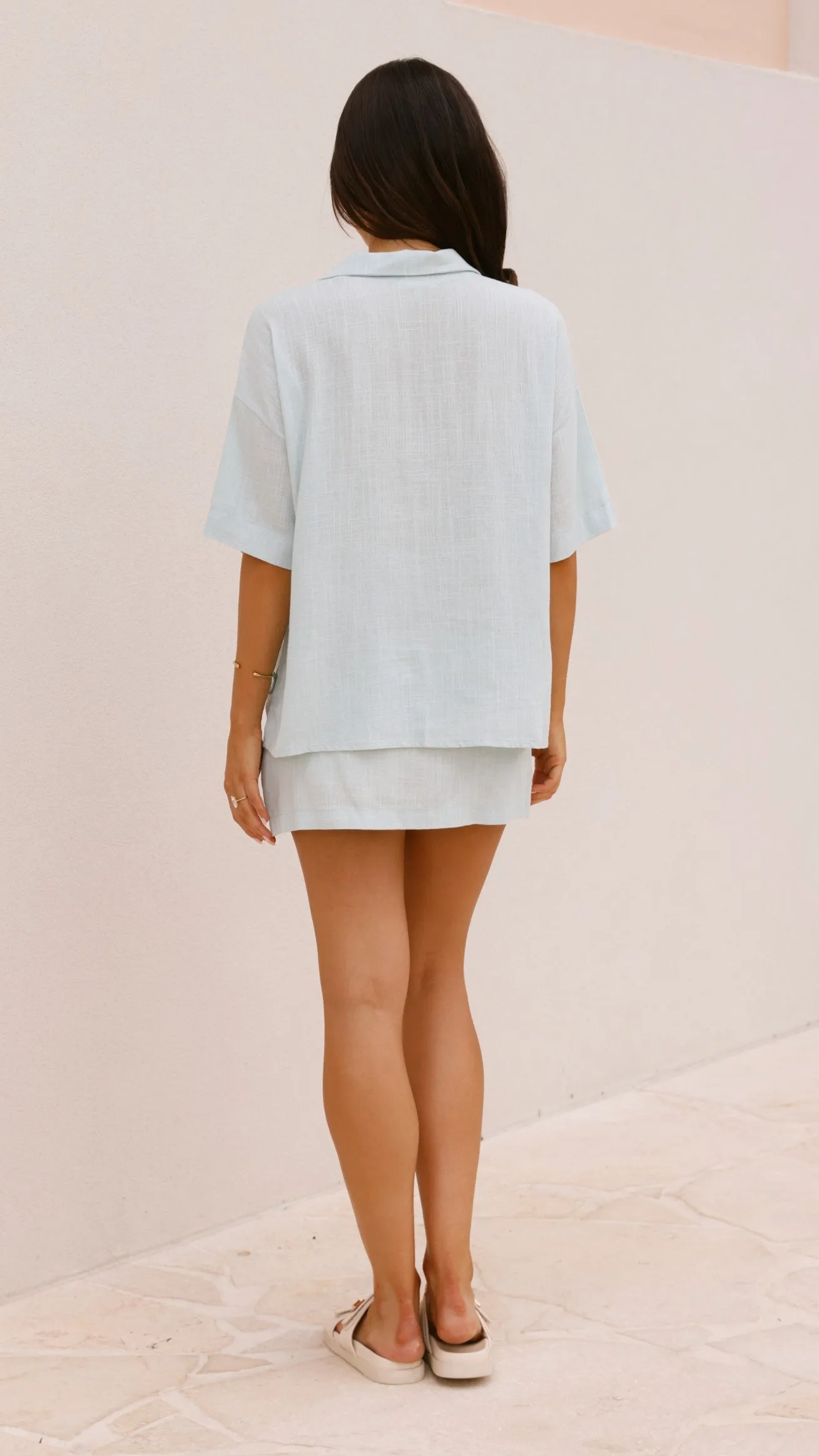 Louise Top - Baby Blue