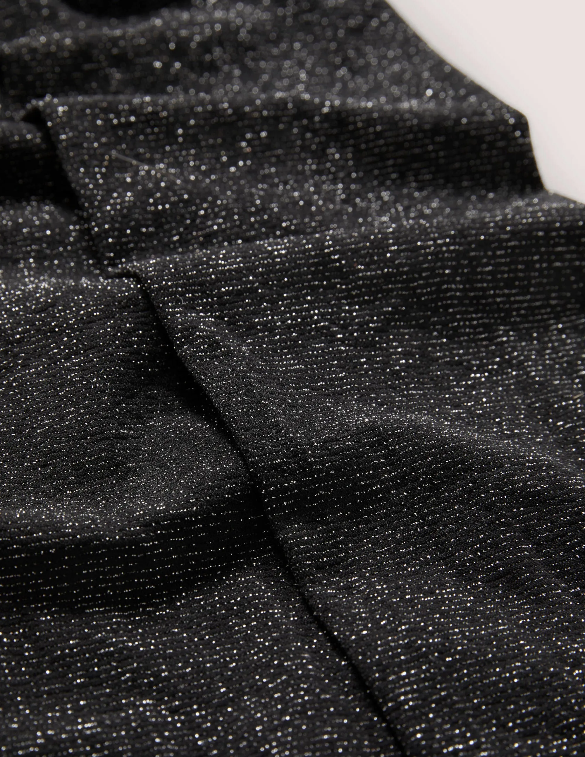 Lurex Sparkle Tights-Black/ Silver