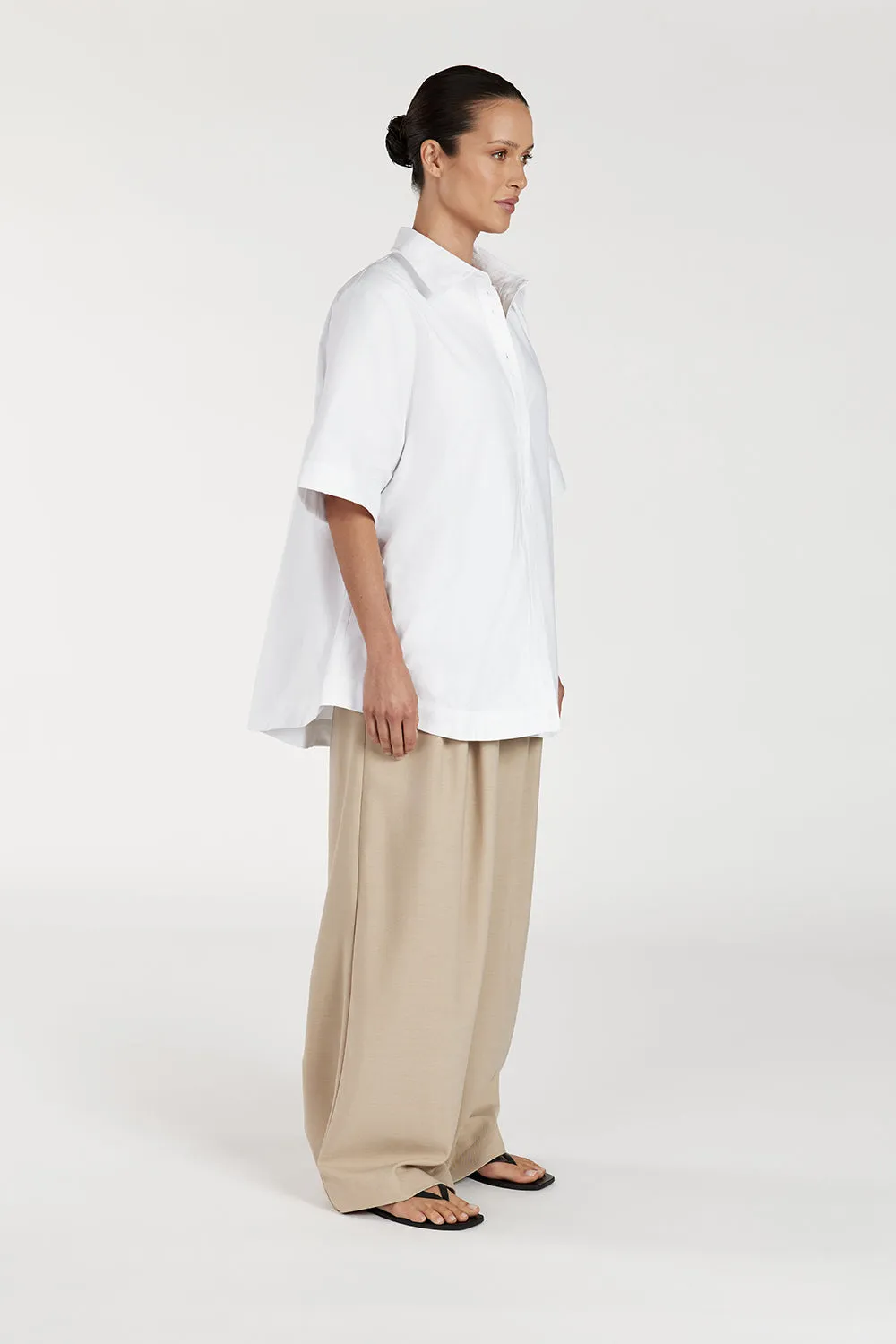 MABEL WHITE COTTON SHIRT