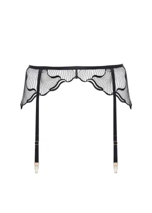 Marabel Suspender (Black/Sheer)