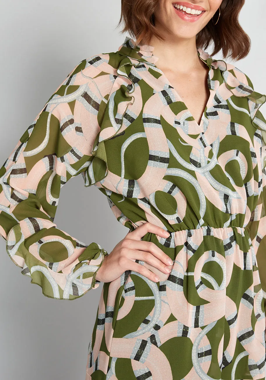 Medusa Moments Mini Dress