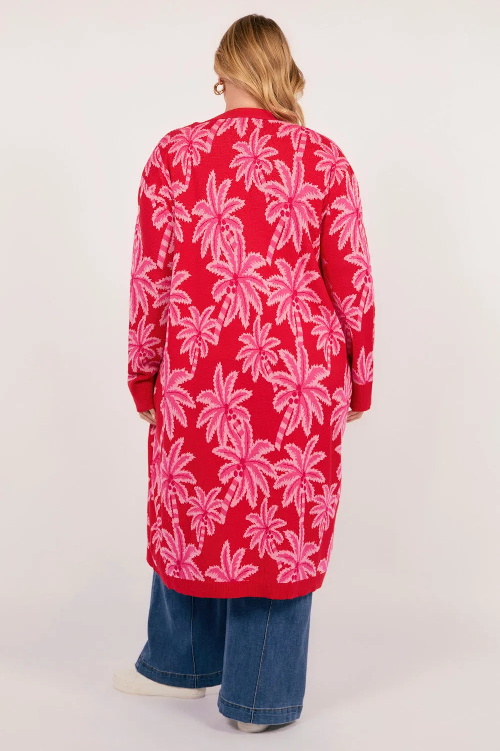 Miami Cardigan Dress in Pink