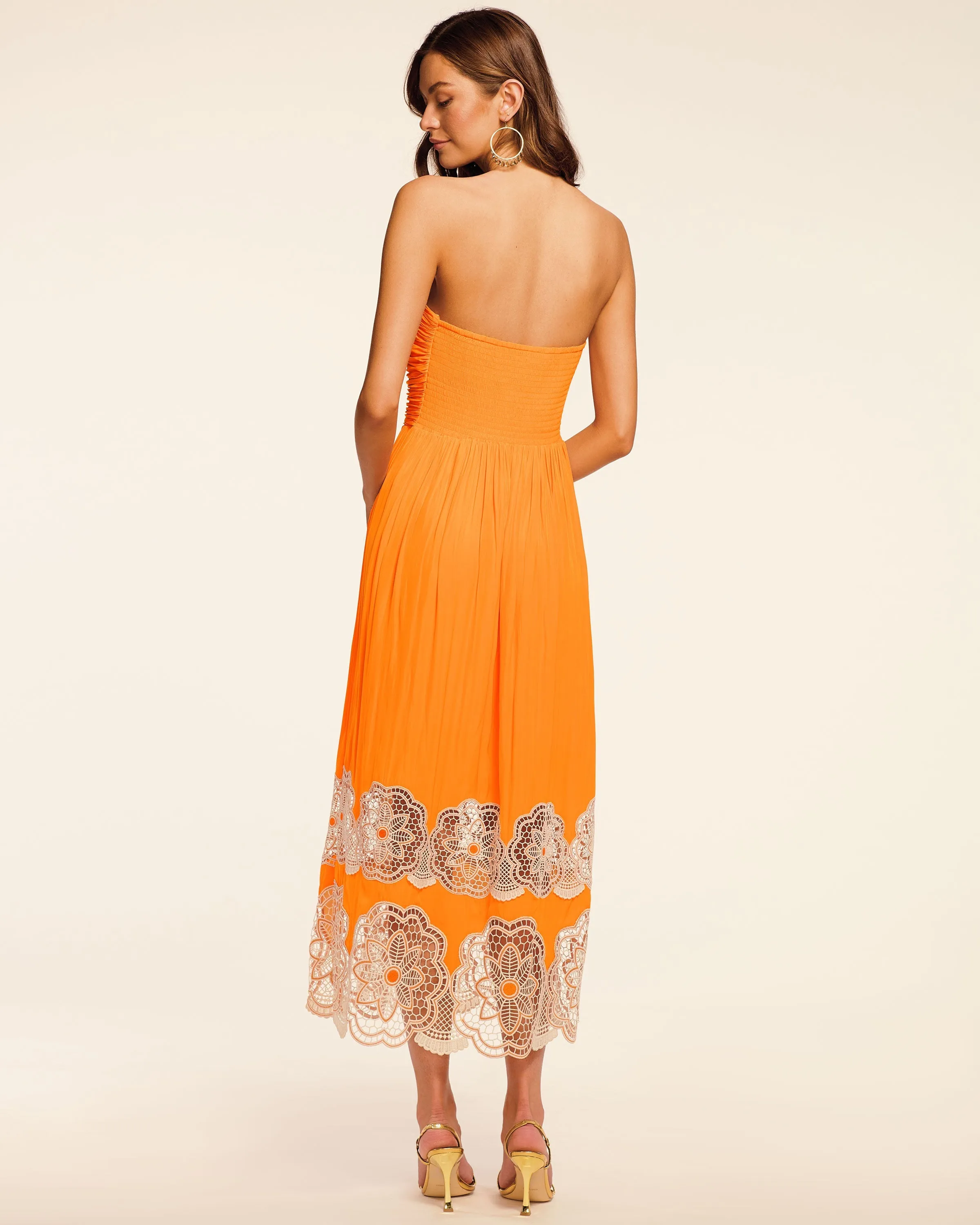 Milani Embellished Strapless Maxi Dress