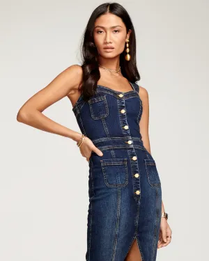 Monica Denim Midi Dress