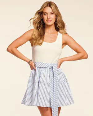 Moxie Combo Embellished Mini Dress