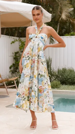 Nella Maxi Dress - Coastal Bliss