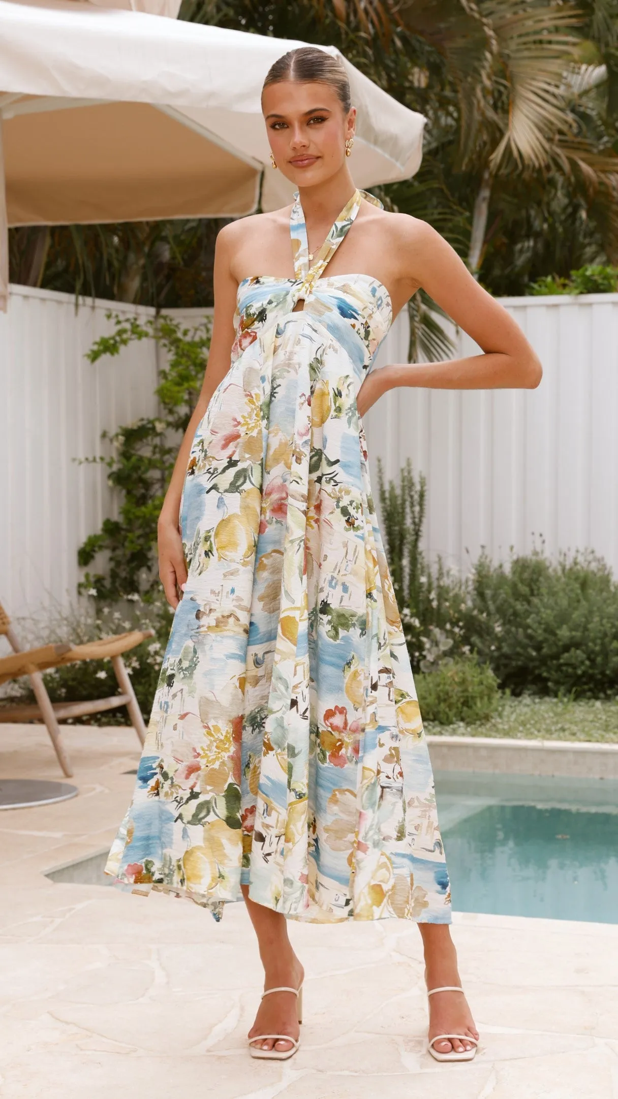 Nella Maxi Dress - Coastal Bliss