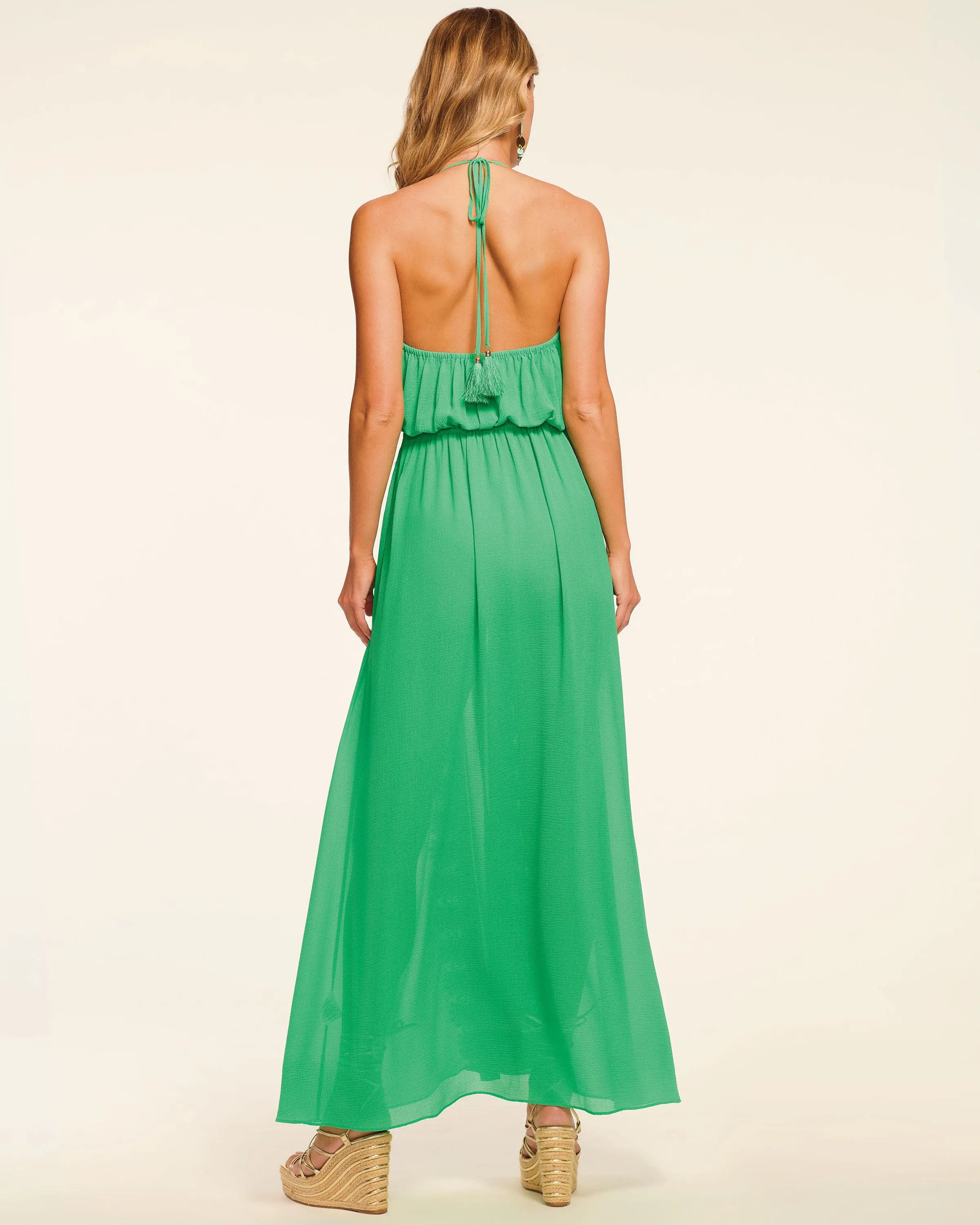 Nikole V-Neck Coverup Maxi Dress