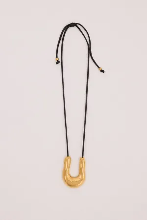 NOAH THE LABEL GOLD FLUID NECKLACE