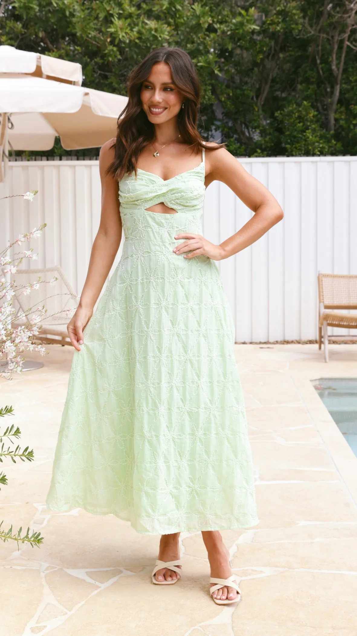 Nora Maxi Dress - Mint