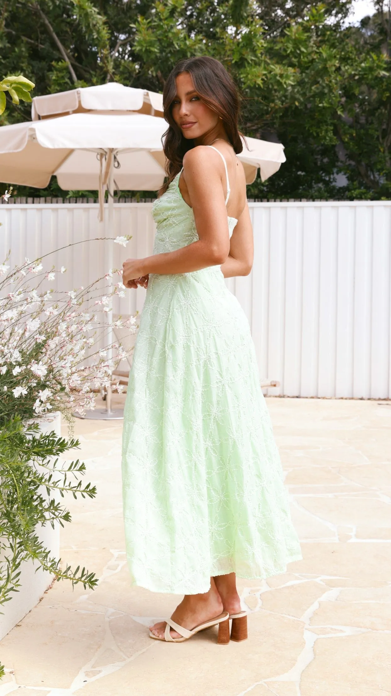 Nora Maxi Dress - Mint