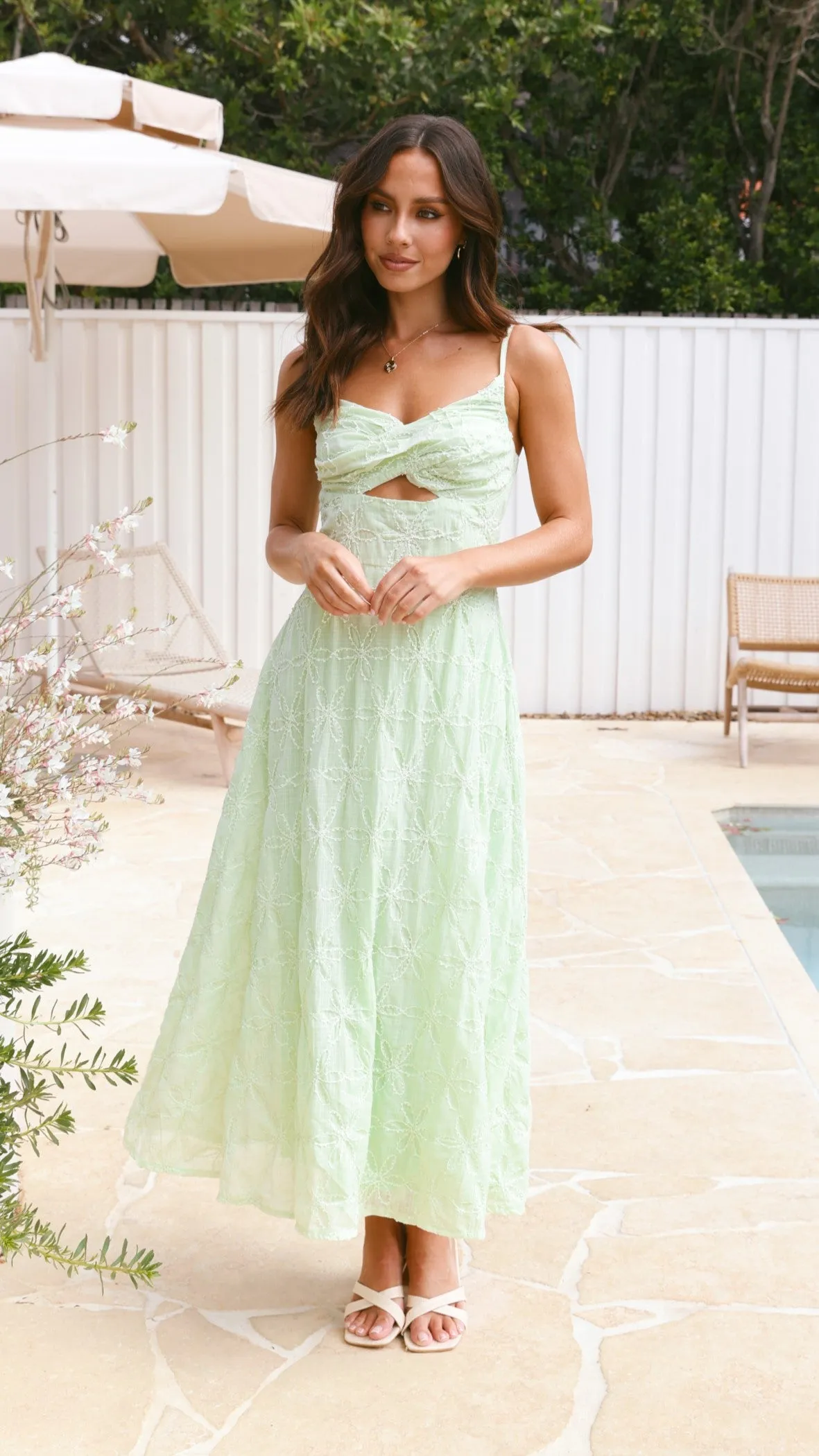 Nora Maxi Dress - Mint