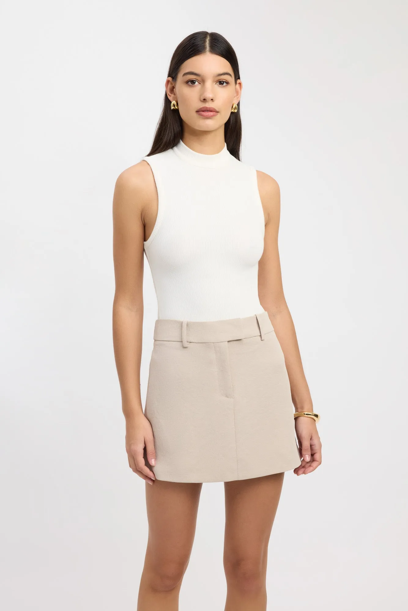 Oyster Staple Mini Skirt