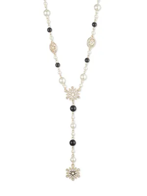 Pearl Y Necklace