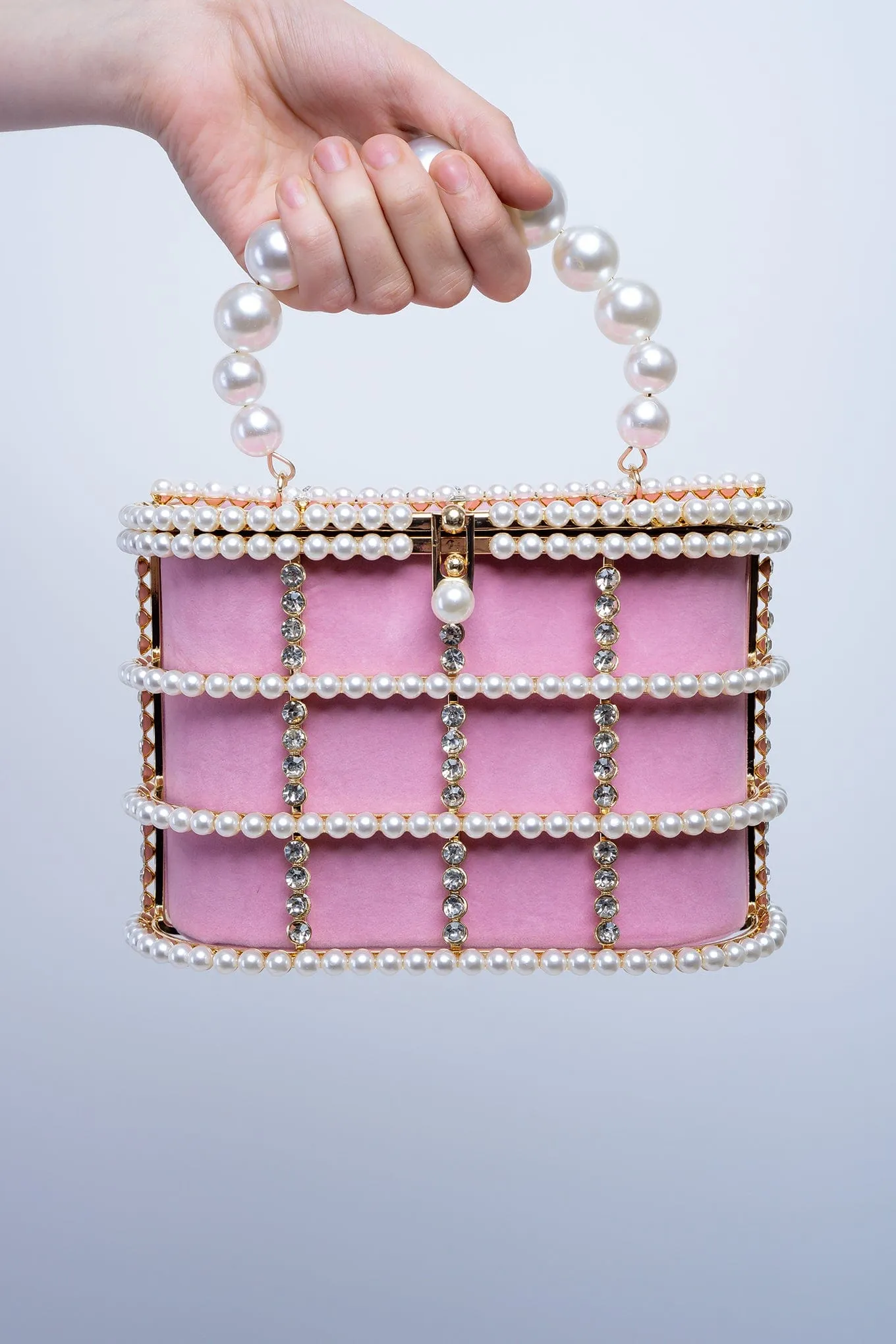Pink Pearl Crossbody Bag
