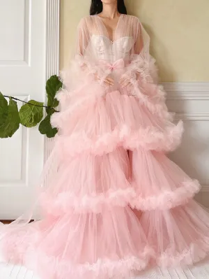 Pink Tulle Dressing Gown - OSFM