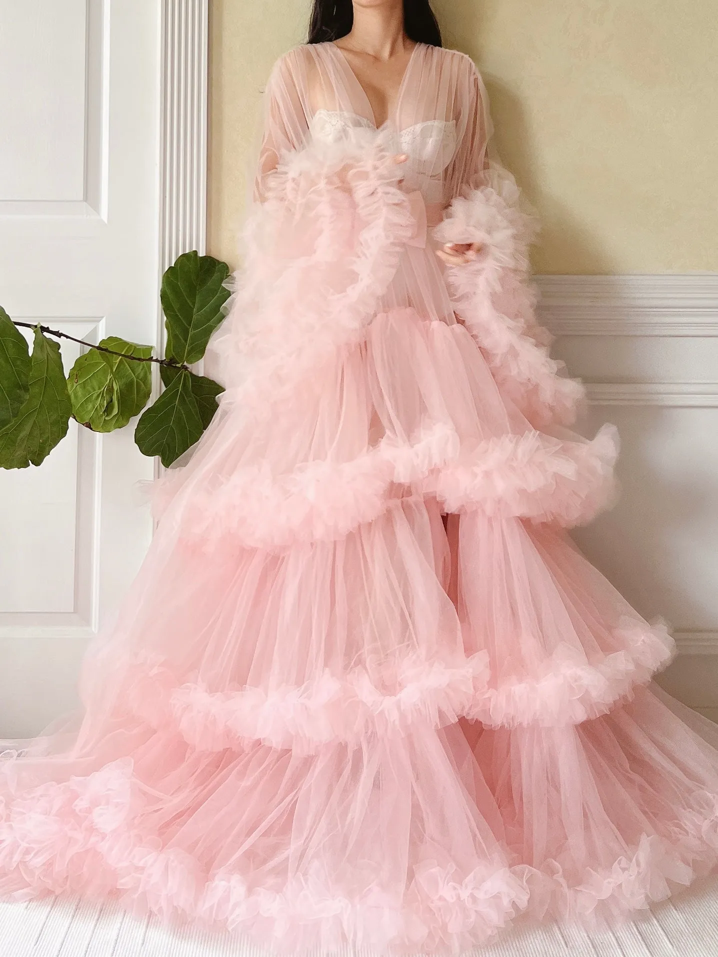 Pink Tulle Dressing Gown - OSFM