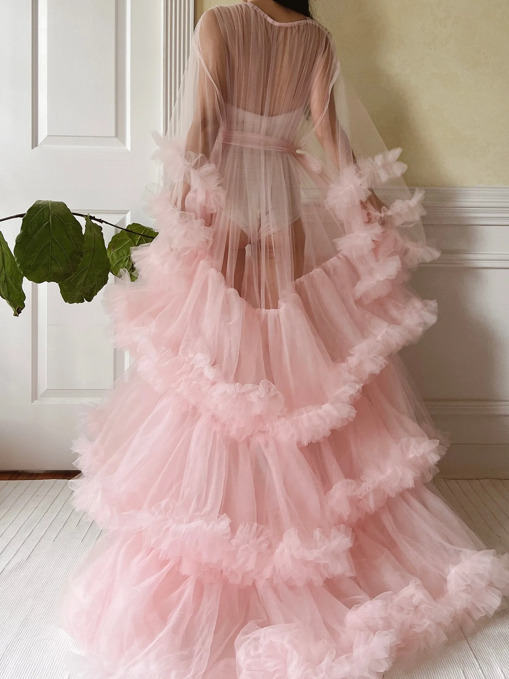 Pink Tulle Dressing Gown - OSFM