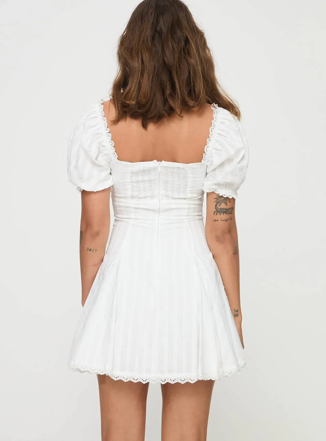 Rabatia Mini Dress White