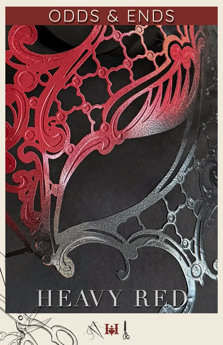 Red & Black Wire Mask