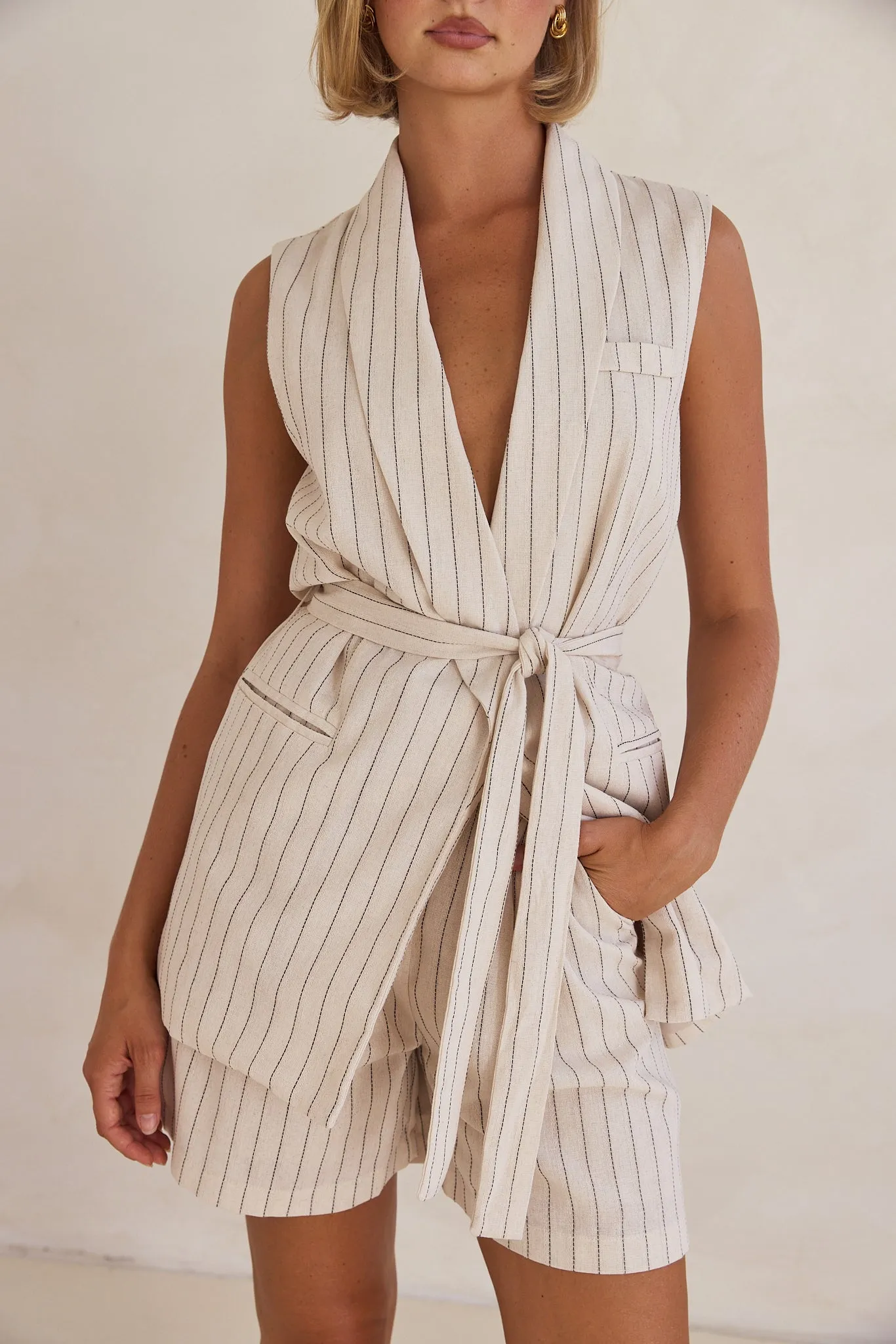 Sara Vest (Beige)