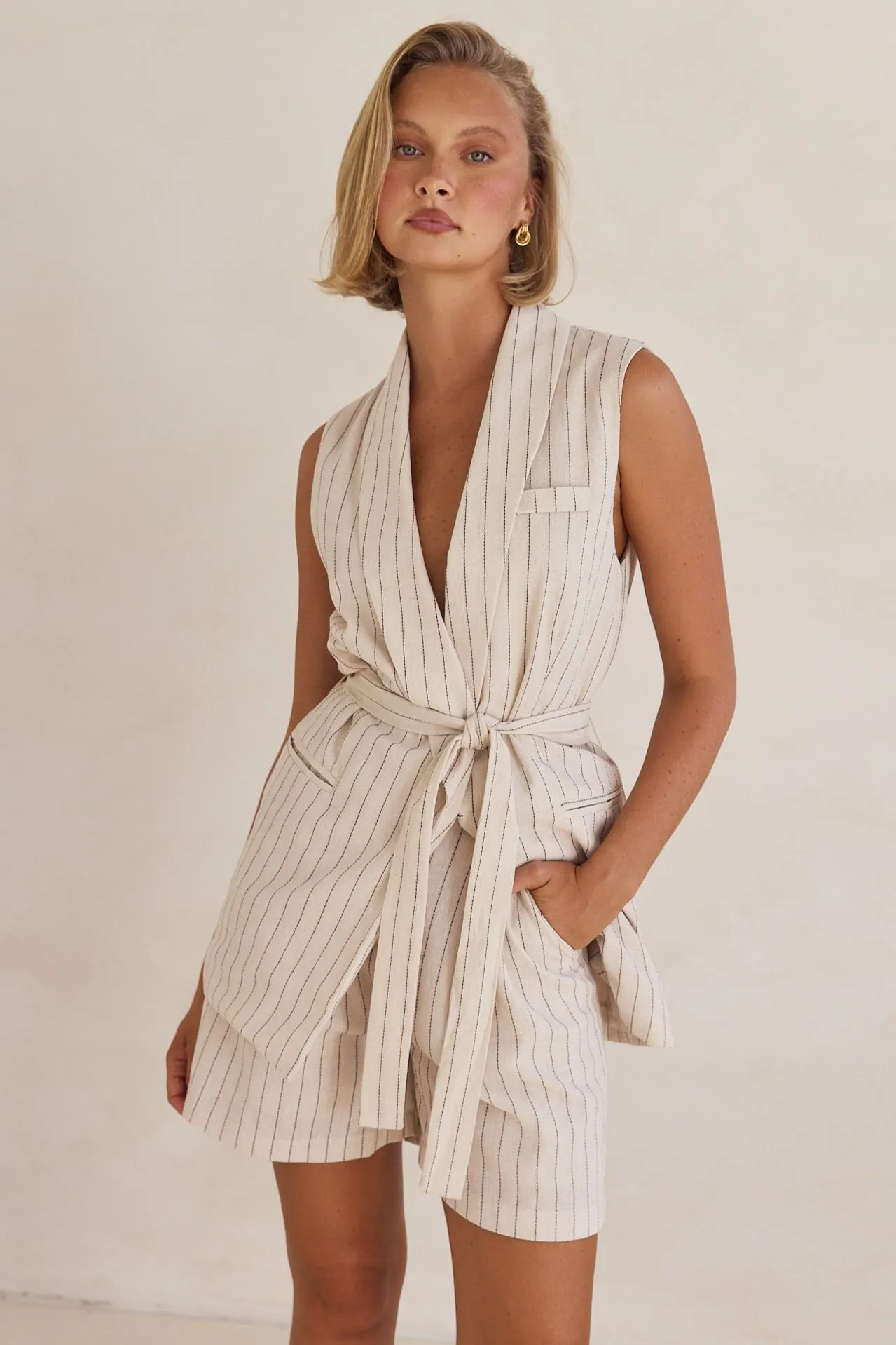 Sara Vest (Beige)