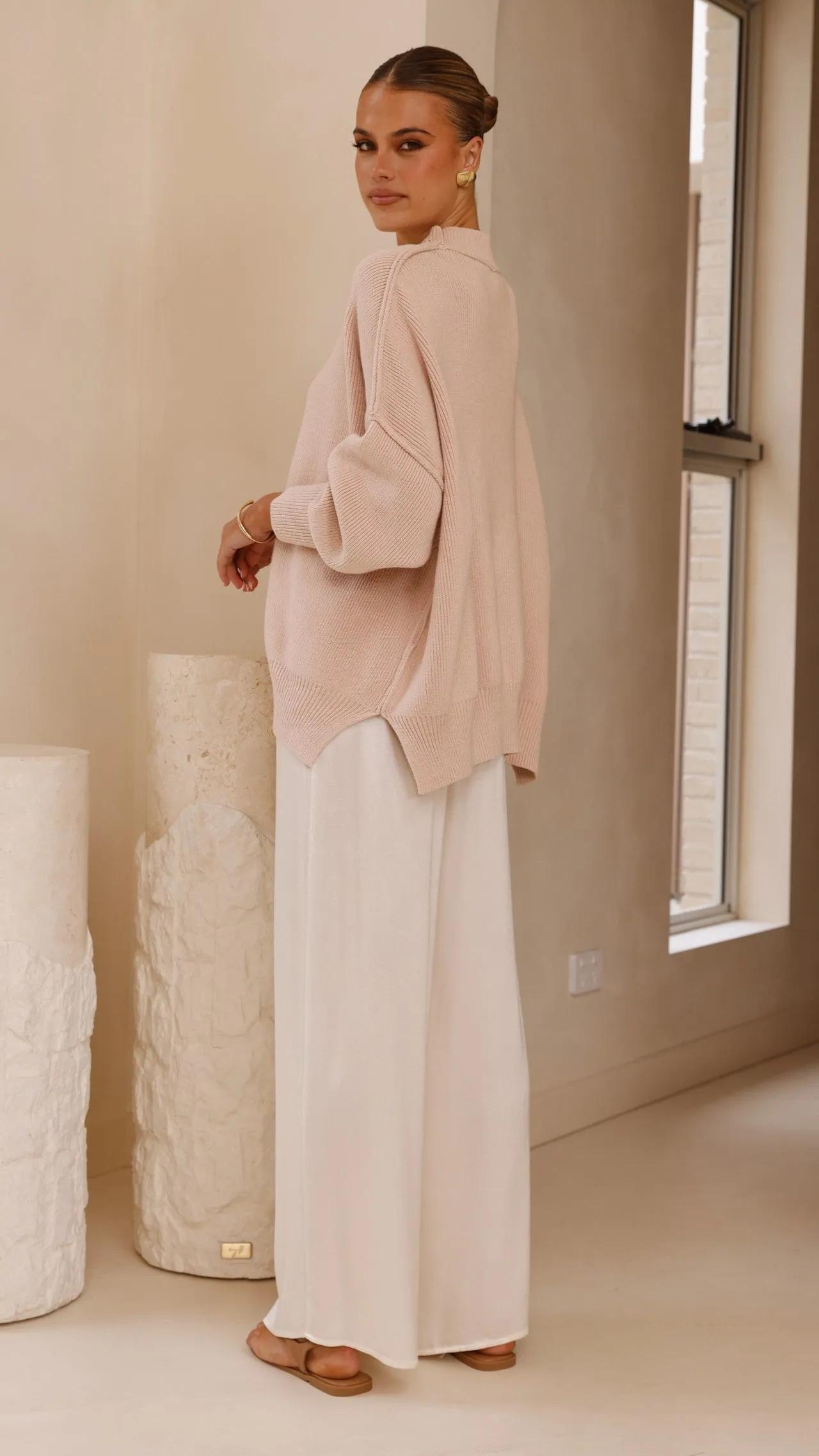 Scarlett Sweater - Dusty Pink