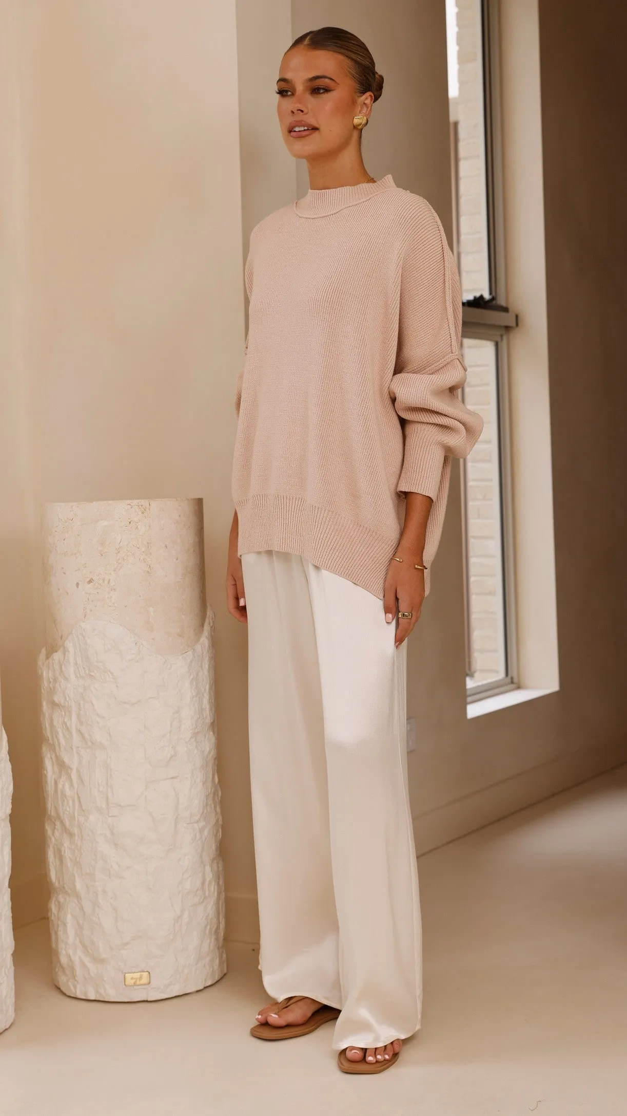 Scarlett Sweater - Dusty Pink