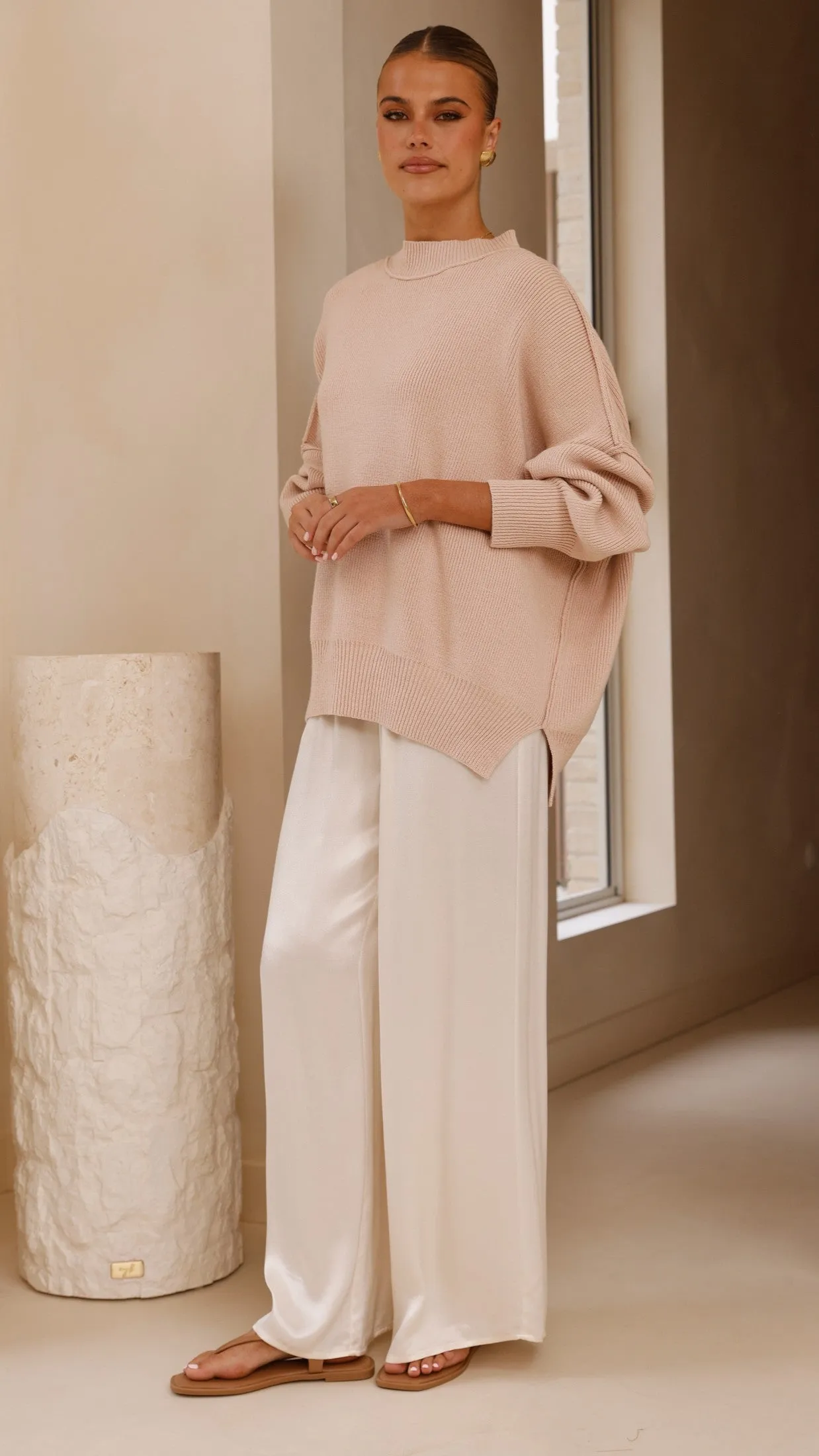 Scarlett Sweater - Dusty Pink