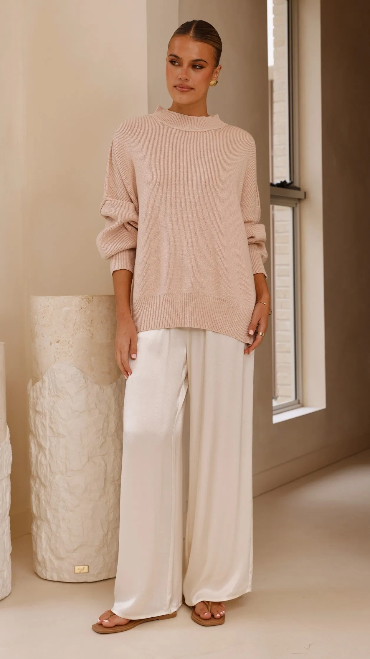 Scarlett Sweater - Dusty Pink