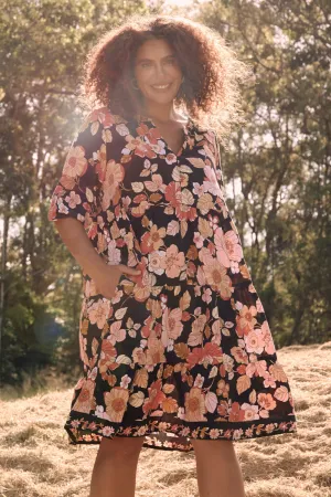 Scout Tiered Dress in Sweet Blooms