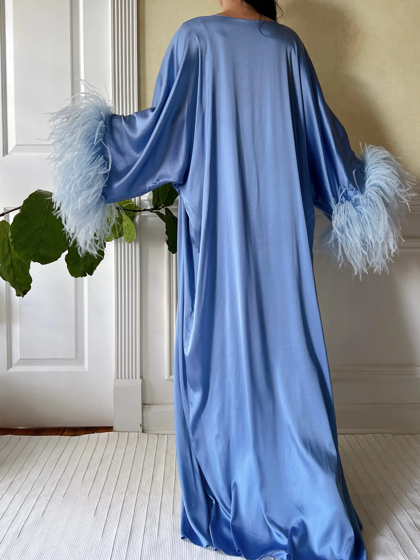 Silk Feather Robe /Duster - OSFM