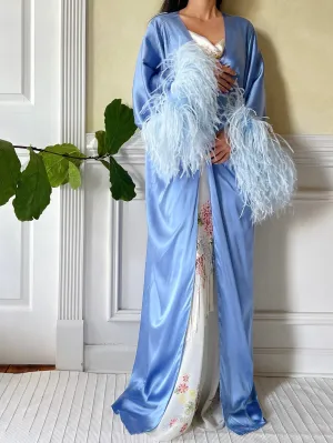 Silk Feather Robe /Duster - OSFM