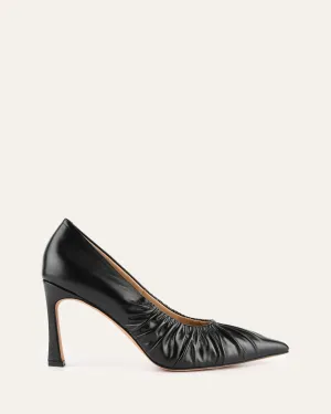 SINCLAIR HIGH HEELS BLACK LEATHER